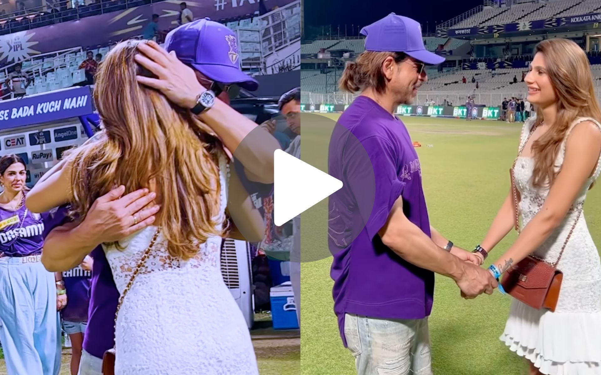 [Watch] Prithvi Shaw’s Girlfriend, Shah Rukh Khan Share 'Wholesome Interaction' In IPL 2024